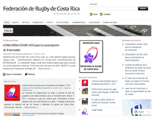 Tablet Screenshot of federacionrugbycr.com